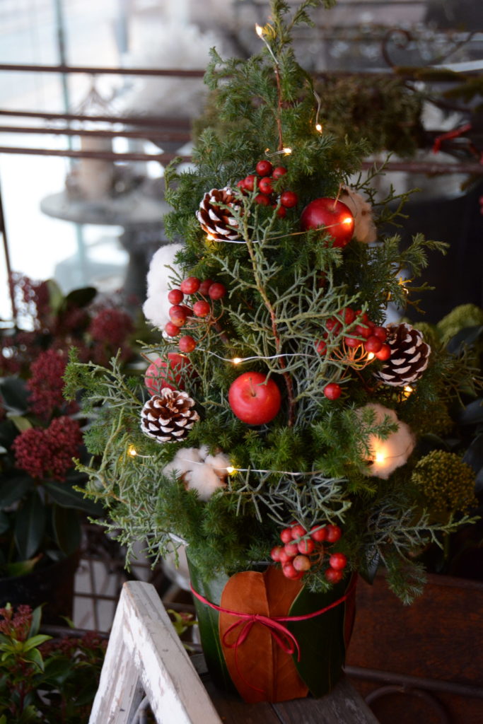 Xmastree Arrangement Flower Gift Around The Corner アラウンド ザ コーナー 札幌市中央区円山のお花屋さん